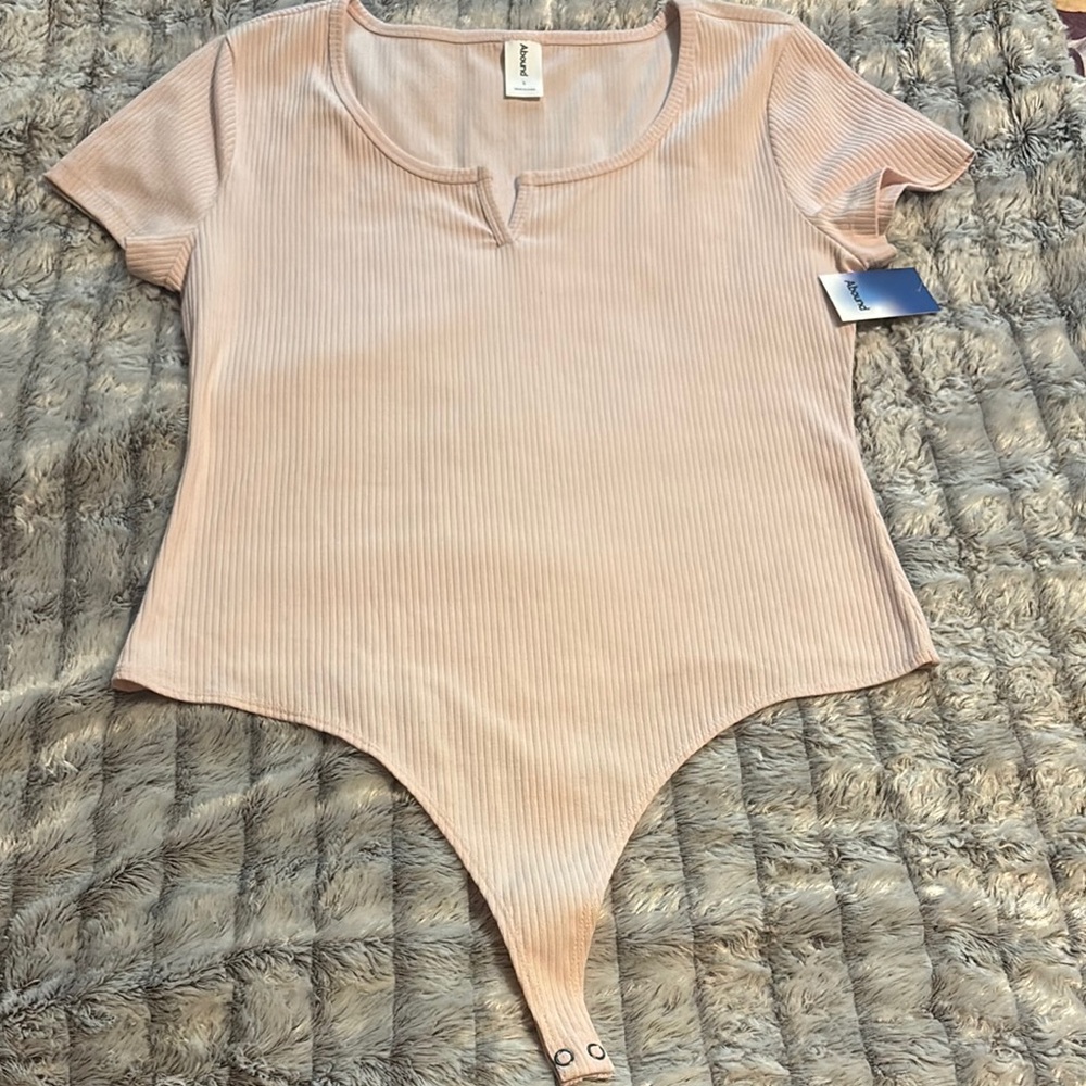 Abound Short Sleeve Thong Bodysuit